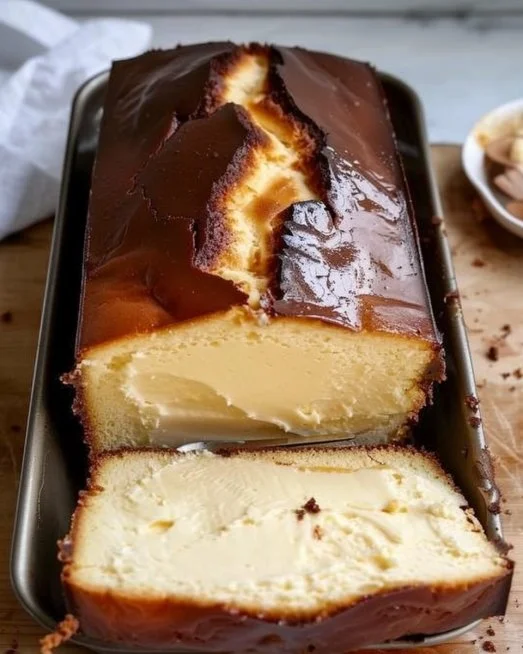 Burnt Basque Cheesecake 2 Slice of Burnt Basque Cheesecake topped with caramelized crust on a white plate.