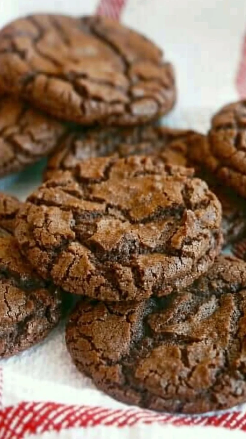 4 Ingredient Nutella Cookies 3 4 Ingredient Nutella cookies on a baking sheet