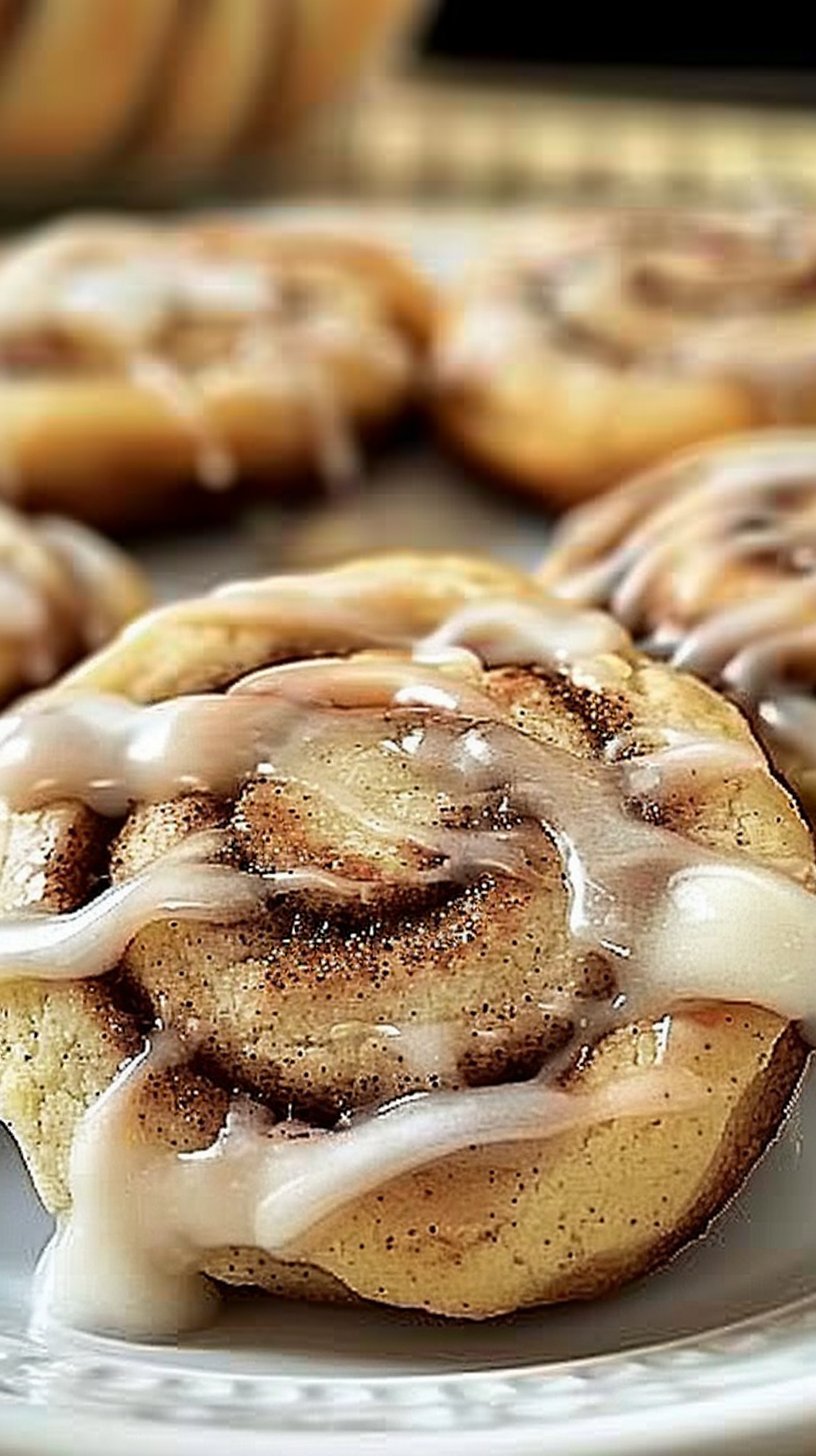 Cinnamon Roll Cookies 4 Cinnamon Roll Cookies