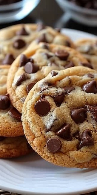 Soft Chocolate Chip Cookies 4 Soft Chocolate Chip Cookies