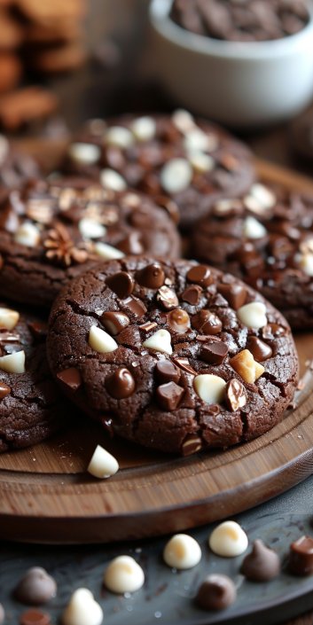 Rocky Road Chocolate Fudge Cookies