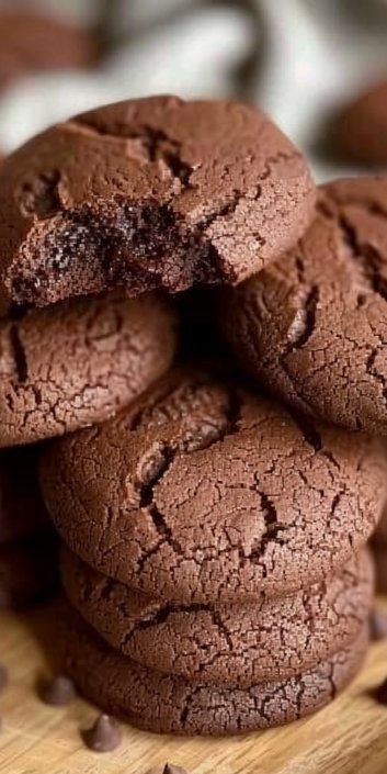 The Best Chocolate Cookies - Simple & Soft in 2025 | Easy Chocolate Cookie Recipes, Chocolate Cookie Recipes, Chewy Chocolate Cookies