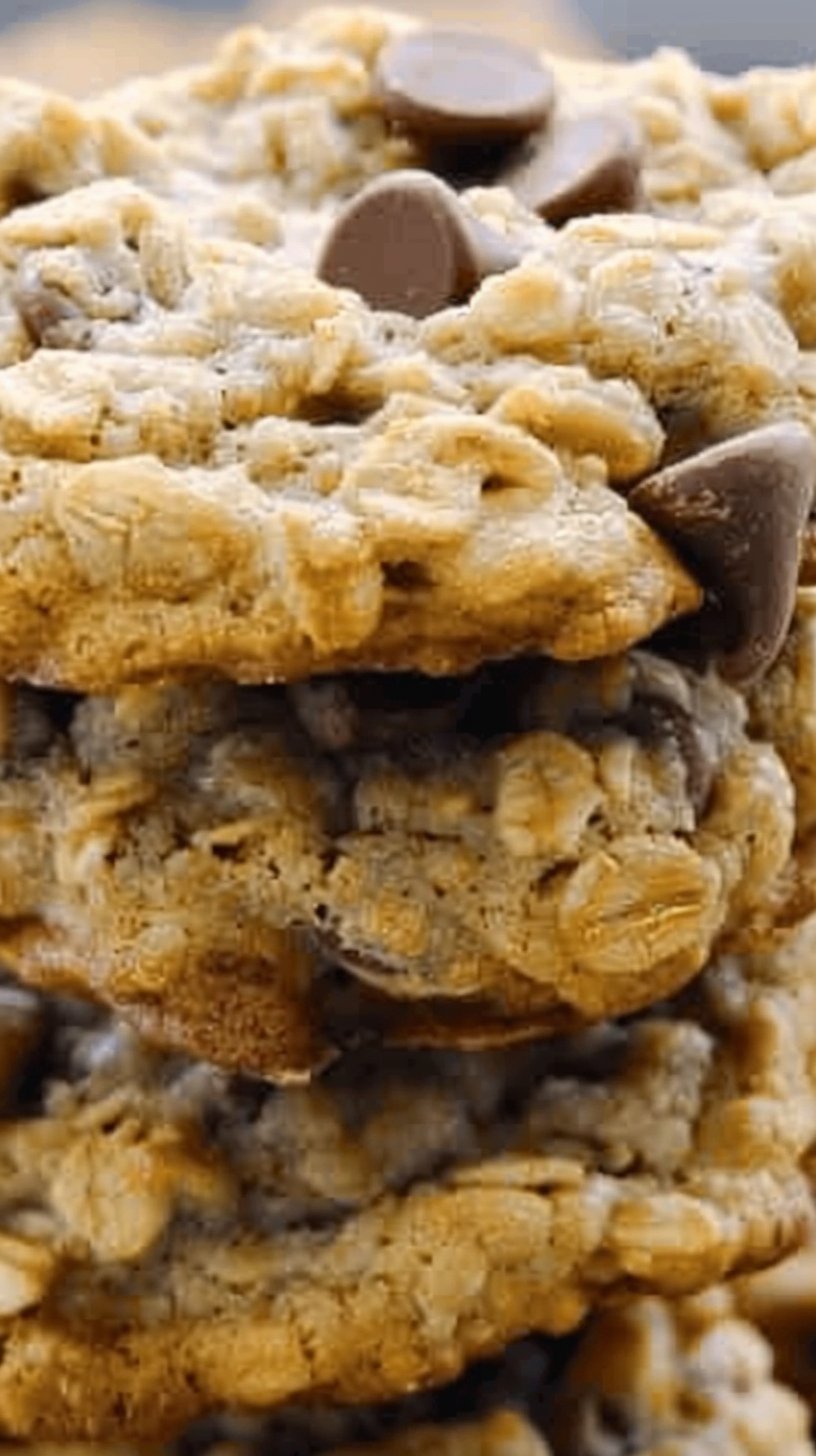 Oatmeal Chocolate Chip Cookies 4 Oatmeal Chocolate Chip Cookies