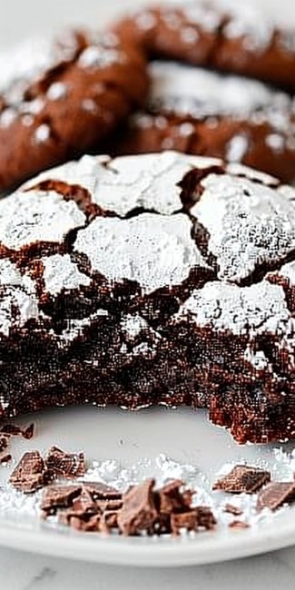 Ultimate Chocolate Crinkle Cookies 4 Ultimate Chocolate Crinkle Cookies: Super Easy