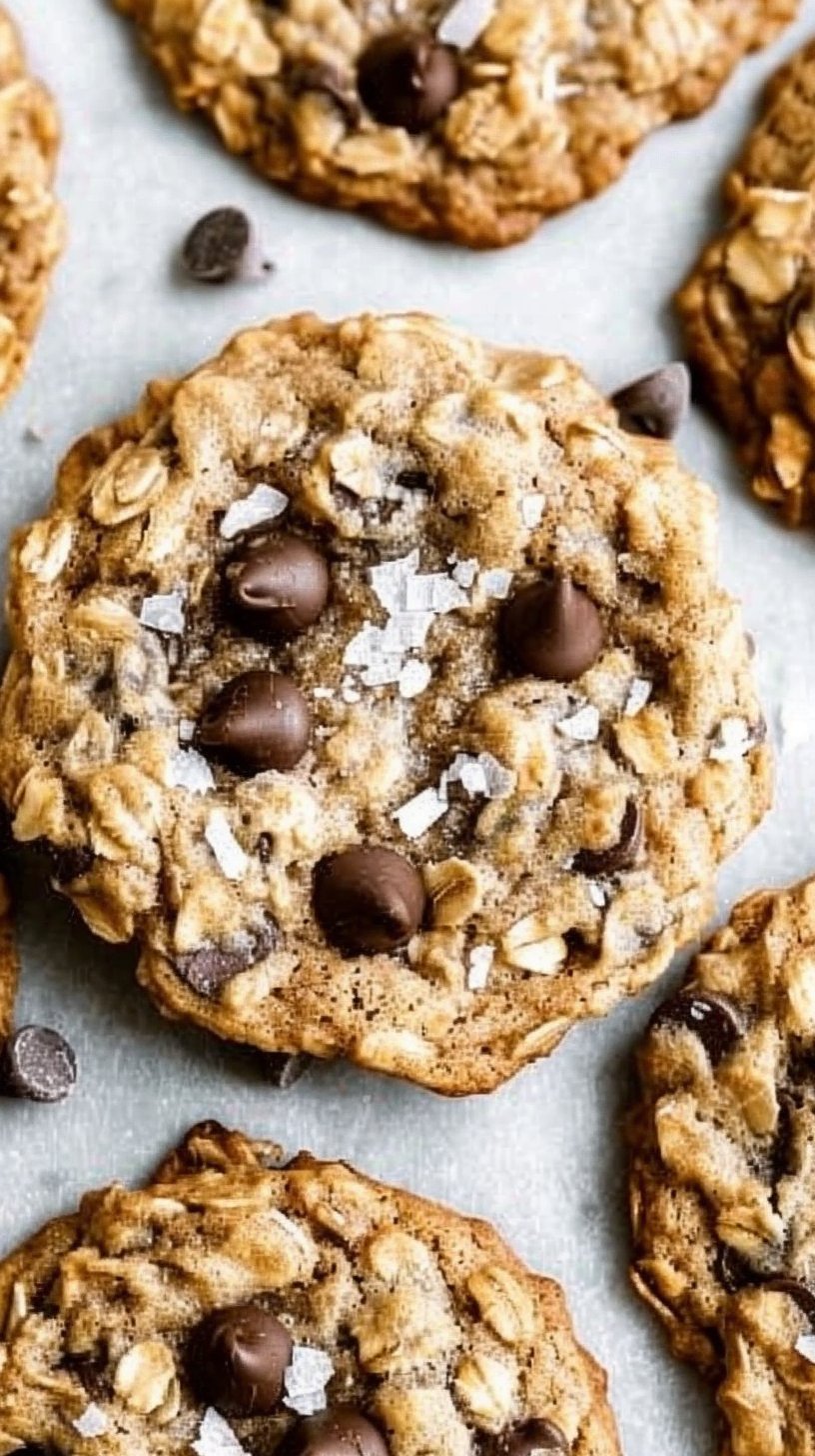 Chewy Oatmeal Chocolate Chip Cookies