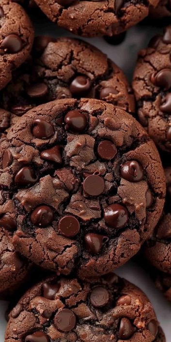 Double Chocolate Chip Cookies