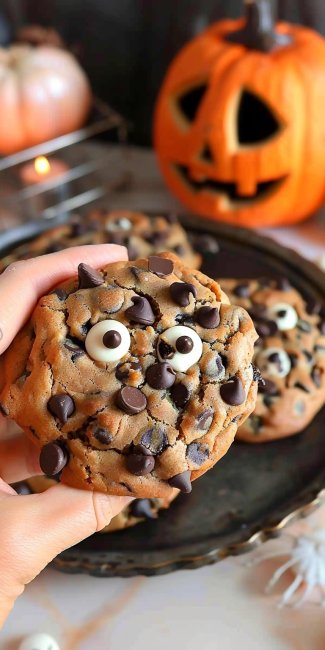 Halloween Chocolate Chip Cookies