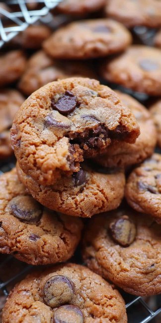 Mini Crunchy Chocolate Chip Cookies – Famous Amos Style