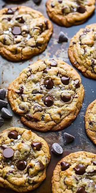 Thick and Chewy Chocolate Chip Cookies 4 Thick and Chewy Chocolate Chip Cookies