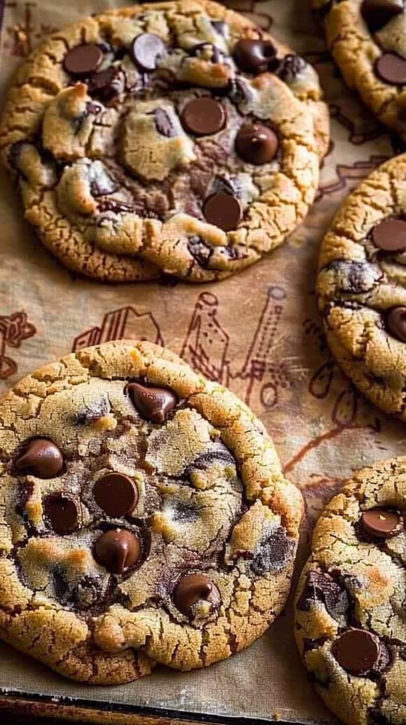Giant Chocolate Chip Cookies