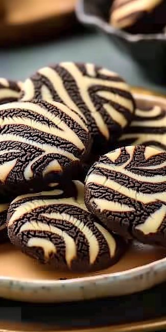 Zebra Cookies