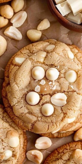 White Chocolate Macadamia Nut Cookies