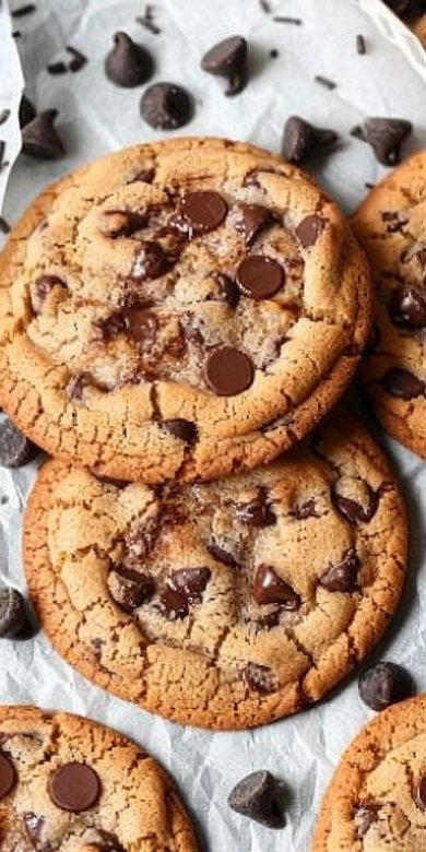 Sweet Chocolate Chip and Toffee Shortbread Cookies 4 Sweet Chocolate Chip and Toffee Shortbread Cookies - Alright with Me