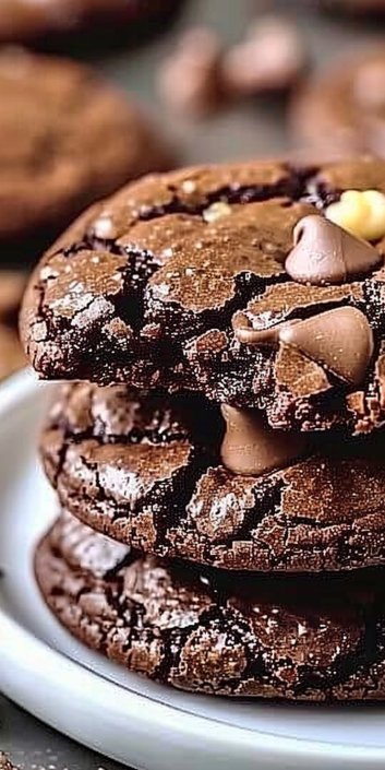 Fudgy Brownie Cookies 4 Fudgy Brownie Cookies
