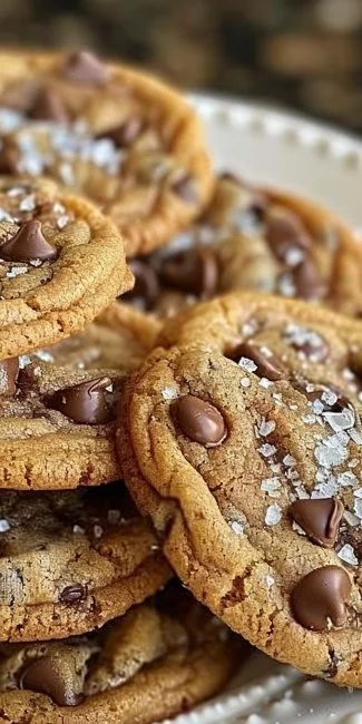 Best Chocolate Chip Cookie Recipe 3 Delicious homemade chocolate chip cookies on a baking tray