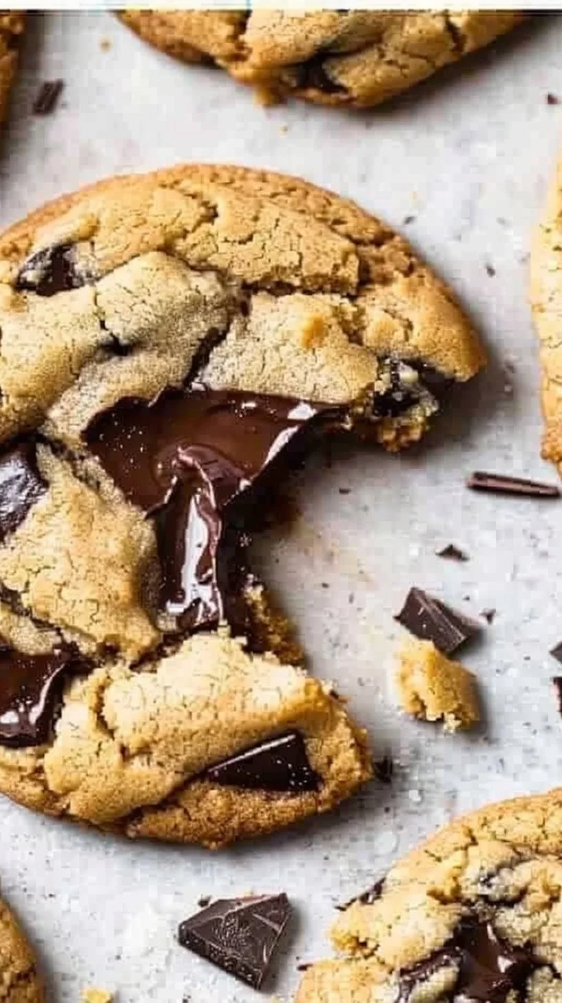 Best Chocolate Chip Cookies 3 Delicious homemade chocolate chip cookies on a cooling rack