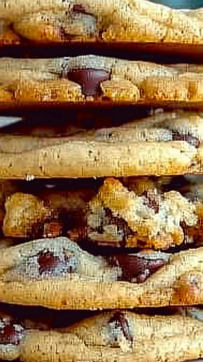 Best Chocolate Chip Cookies 2 Delicious freshly baked chocolate chip cookies on a cooling rack