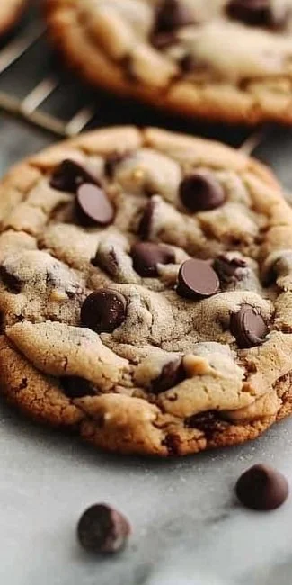 Delicious homemade chocolate chip cookies on a baking tray