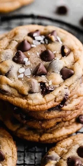 Best Eggless Chocolate Chip Cookies 3 Delicious eggless chocolate chip cookies on a baking tray