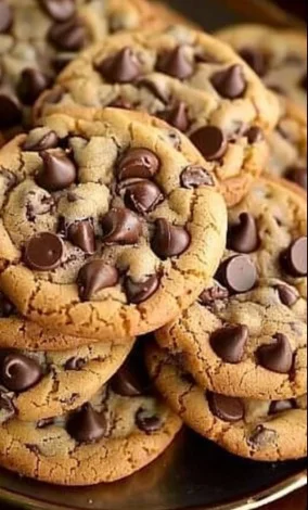 Delicious home-baked Better than a Bakery Chocolate Chip Cookies on a cooling rack