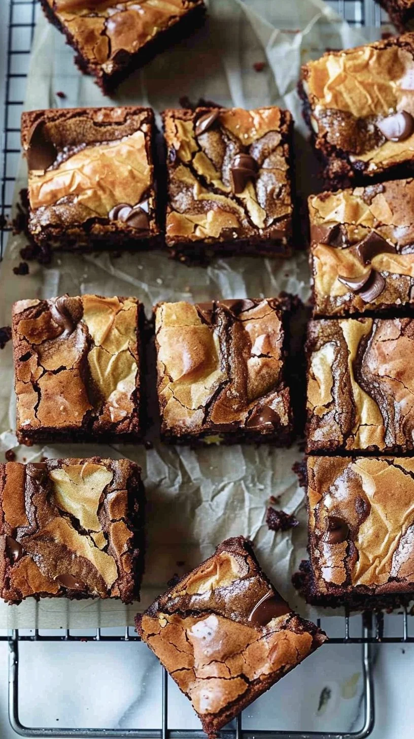 Brookies 3 Delicious homemade brookies with a crispy exterior and fudgy center.