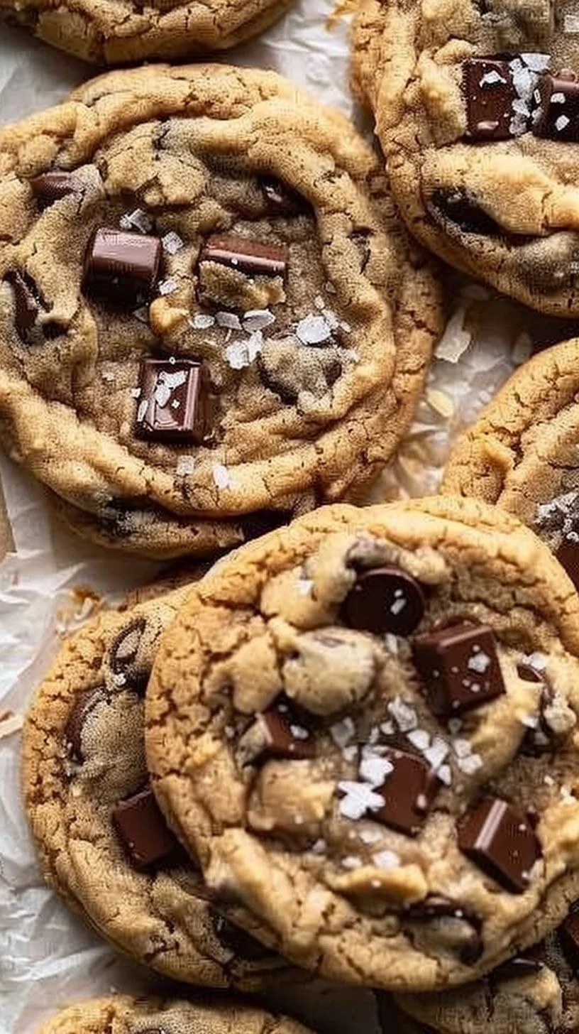 Brown Butter Chocolate Chip Cookies 3 Delicious brown butter chocolate chip cookies fresh out of the oven