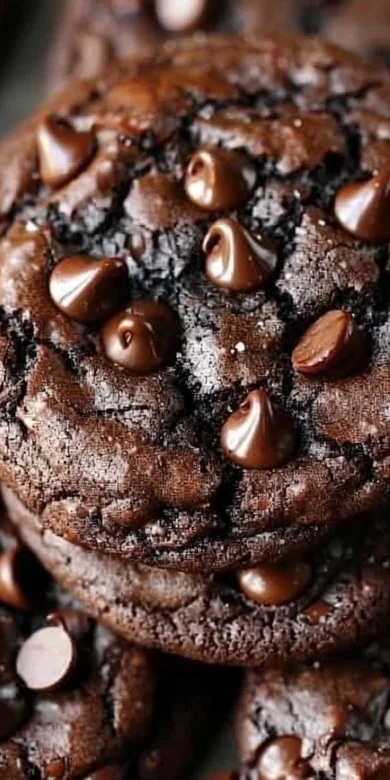 Delicious brownie cookies also known as brookies on a baking tray.