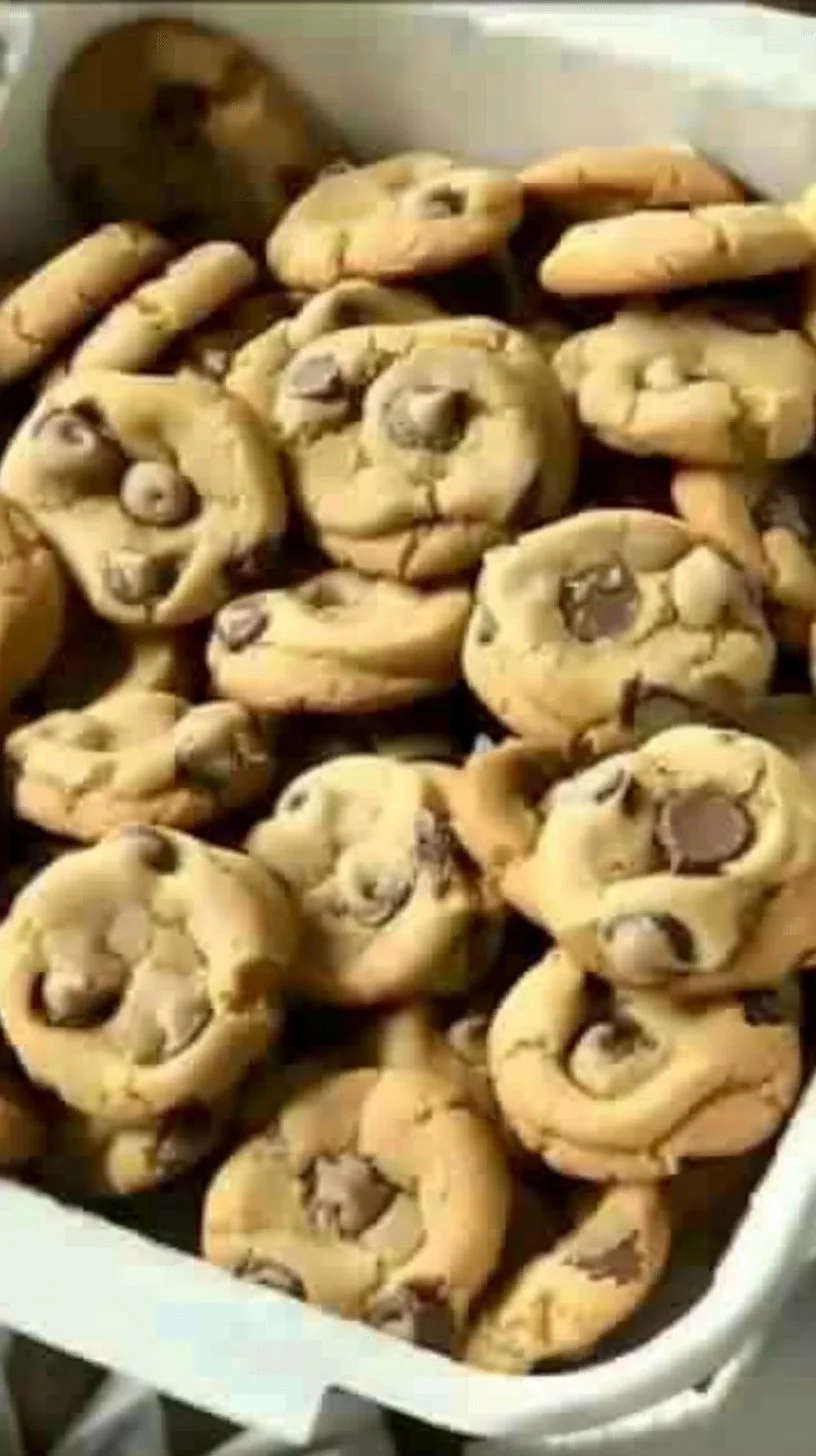 Chocolate Chip Cookies 3 Freshly baked chocolate chip cookies on a cooling rack