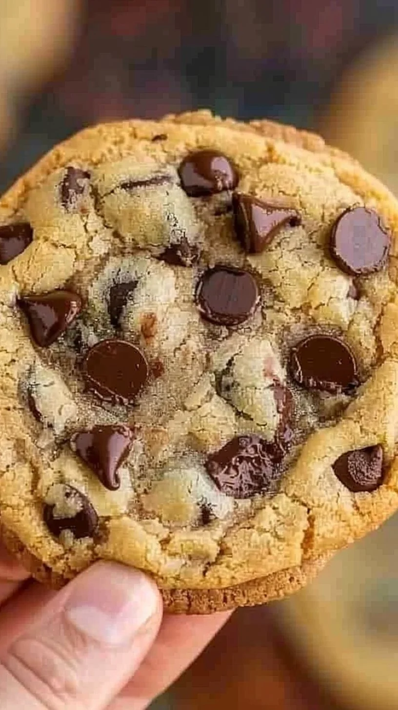 Chocolate Chip Cookies 3 Delicious homemade chocolate chip cookies on a plate