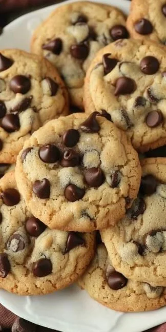 Chocolate Chip Cookies without Brown Sugar 3 Delicious chocolate chip cookies made without brown sugar on a baking tray