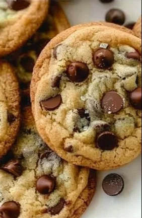 Chocolate Chip Cookies without Brown Sugar 3 Delicious chocolate chip cookies made without brown sugar on a cooling rack.