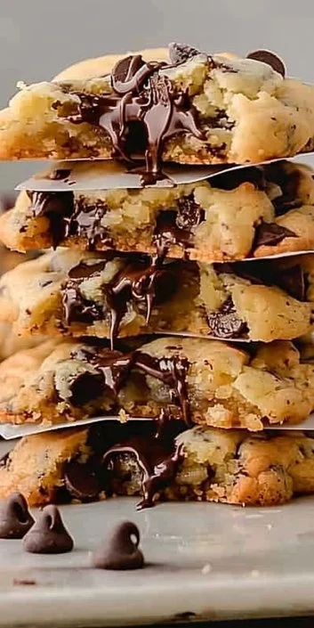 Homemade chocolate chip cookies made without brown sugar on a cooling rack.
