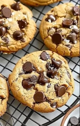 Chocolate Chip Cookies without Butter 3 Delicious chocolate chip cookies made without butter, perfectly golden and chewy.