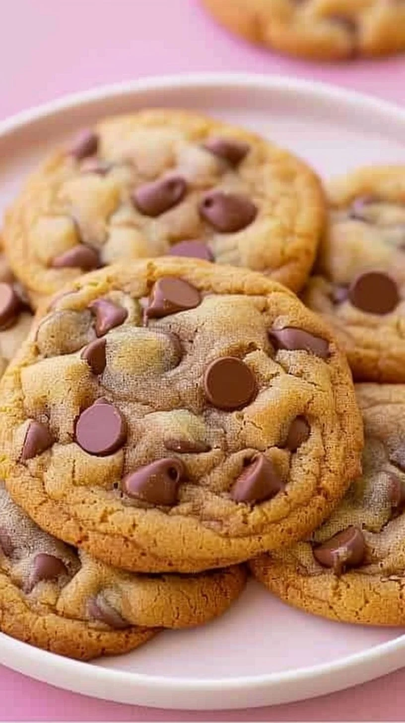 Classic Chocolate Chip Cookies 3 Classic chocolate chip cookies fresh out of the oven