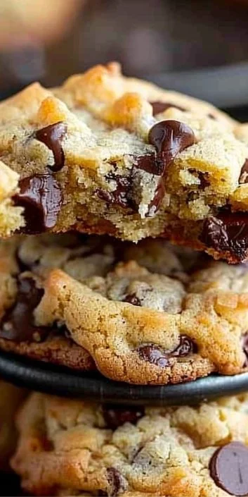 Delicious copycat Levain Bakery chocolate chip cookies fresh out of the oven.