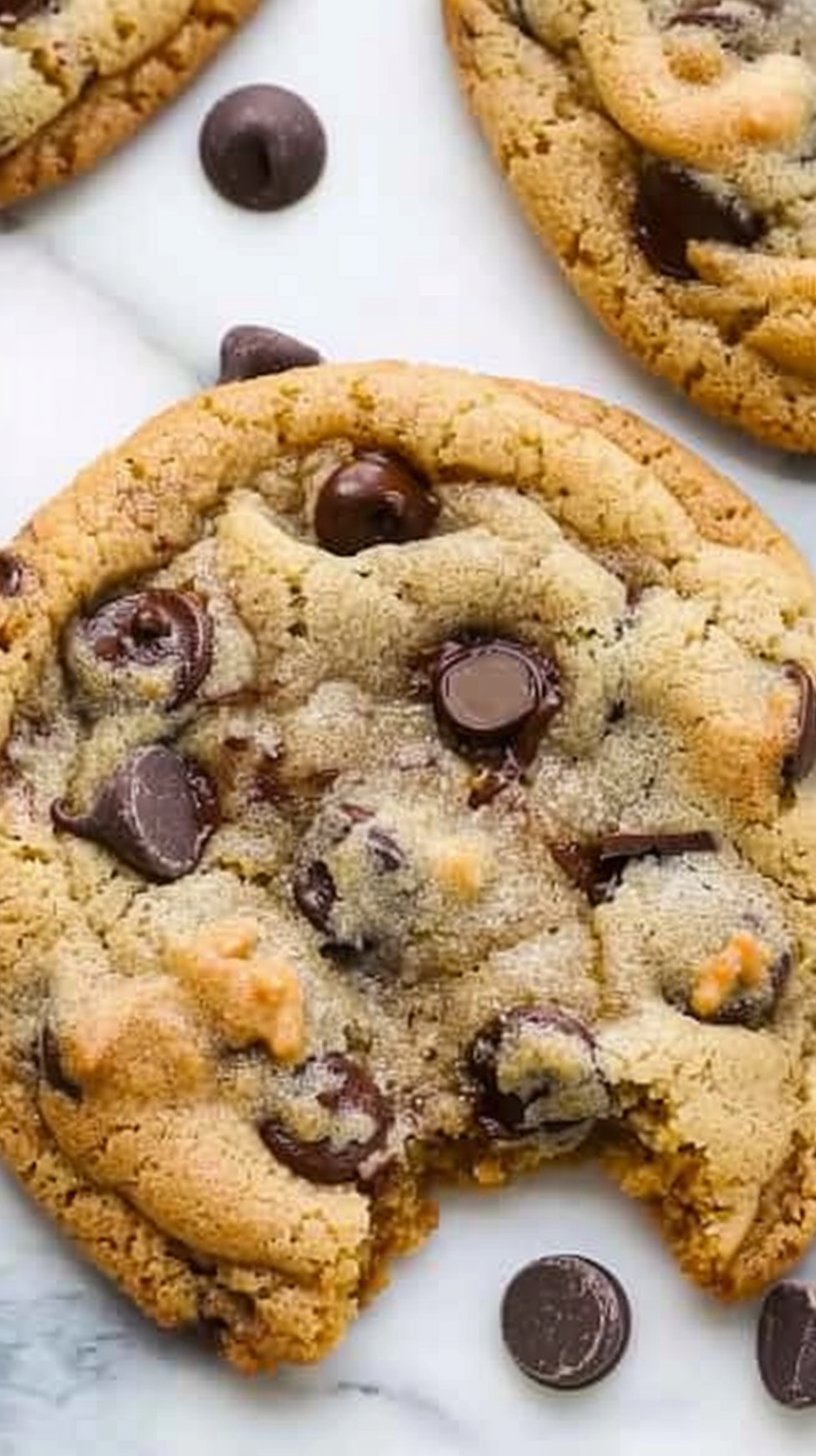Ultra Thick Bakery Style Chocolate Chip Cookies