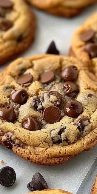 Eggless Chocolate Chip Cookies 3 Eggless chocolate chip cookies fresh out of the oven