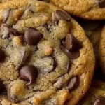 Delicious eggless chocolate chip cookies on a cooling rack