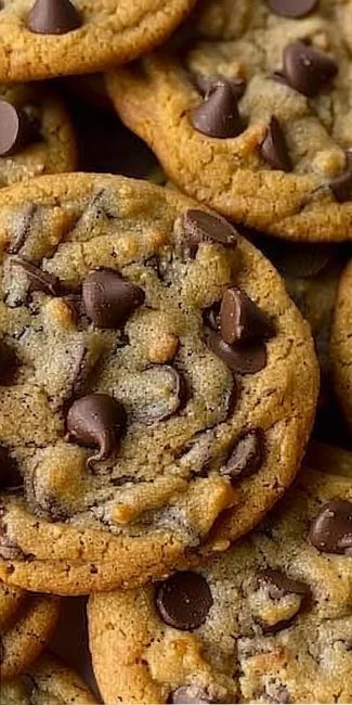 Delicious eggless chocolate chip cookies on a cooling rack