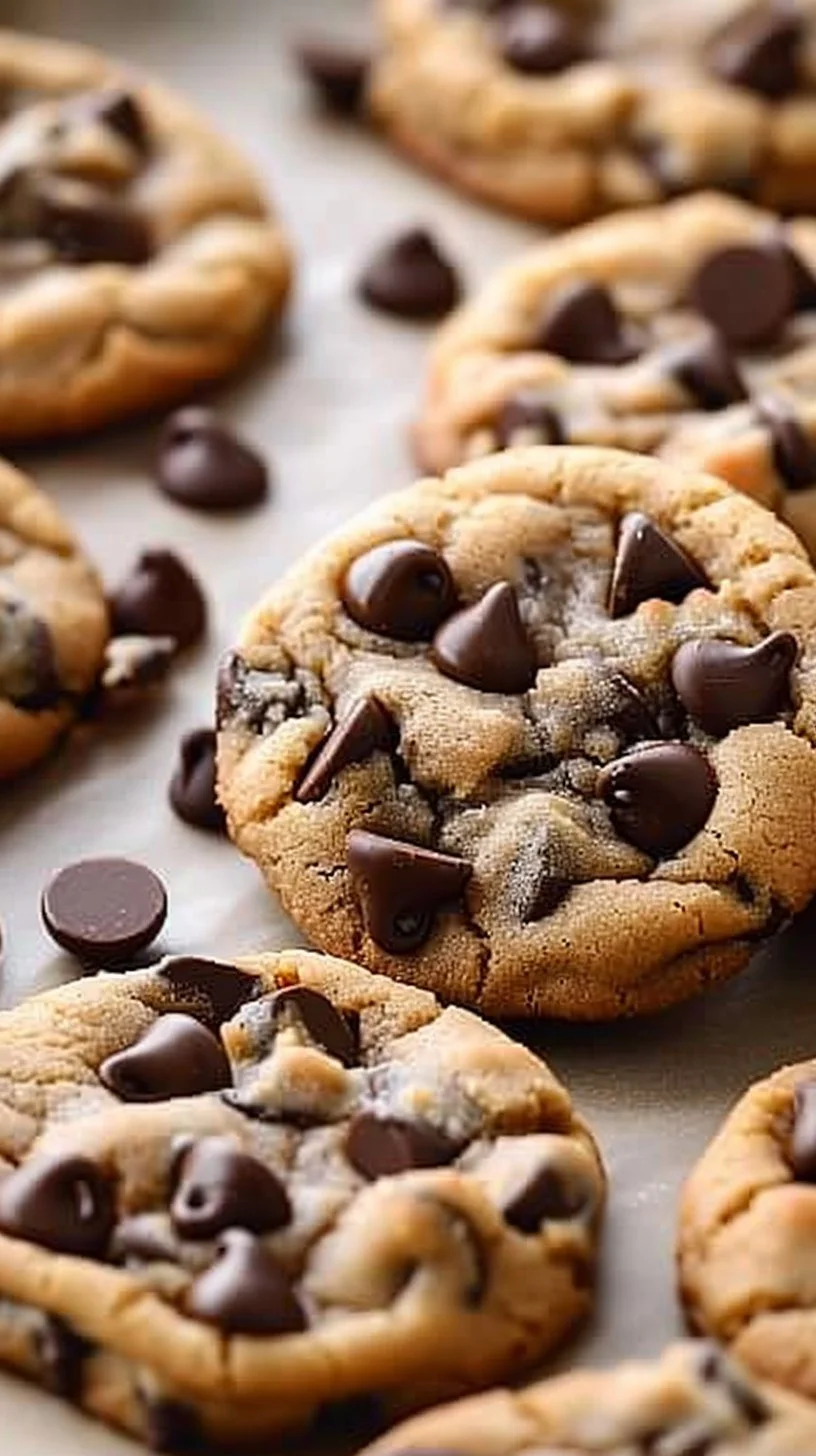 Healthy Chocolate Chip Cookies Recipe 3 Bowl of healthy chocolate chip cookies ready to be served