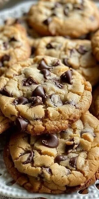 Homemade Chocolate Chip Cookies 3 Plate of homemade chocolate chip cookies fresh from the oven