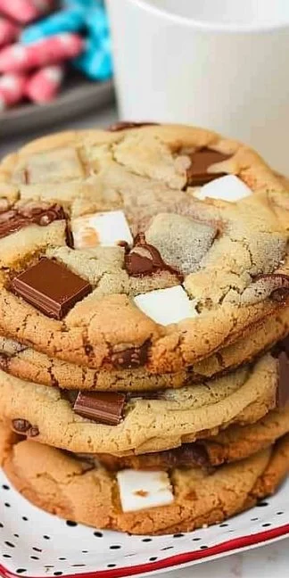 Delicious Kinder Cookies with chocolate and creamy filling on a wooden table