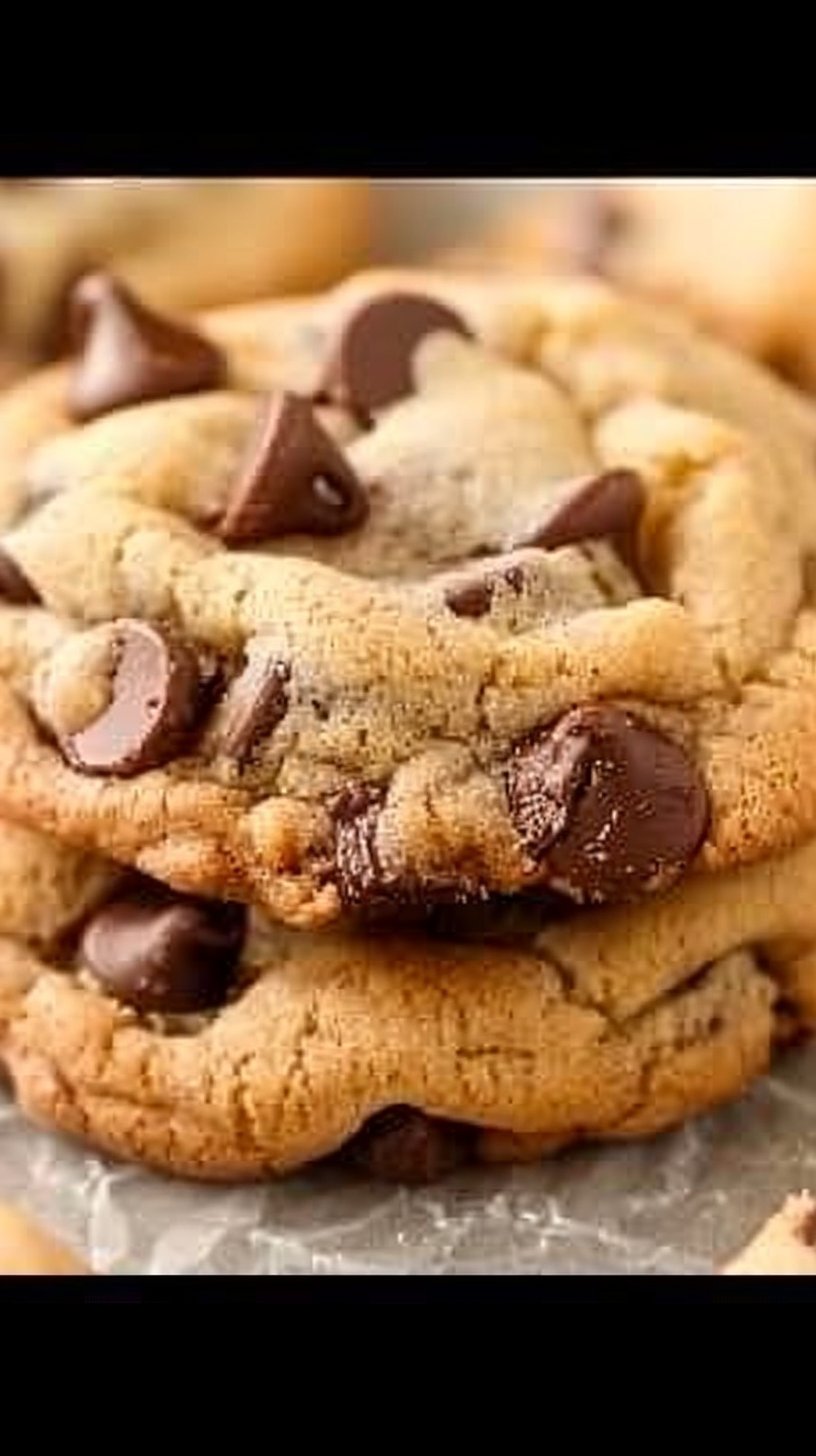 Gooey Chocolate Chip Cookies 4 Gooey Chocolate Chip Cookies