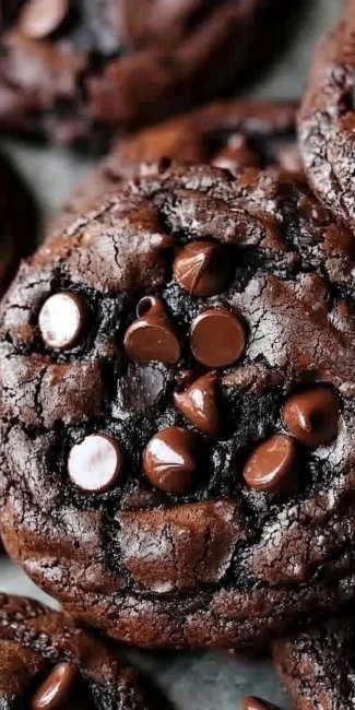 Double Chocolate Chip Cookies