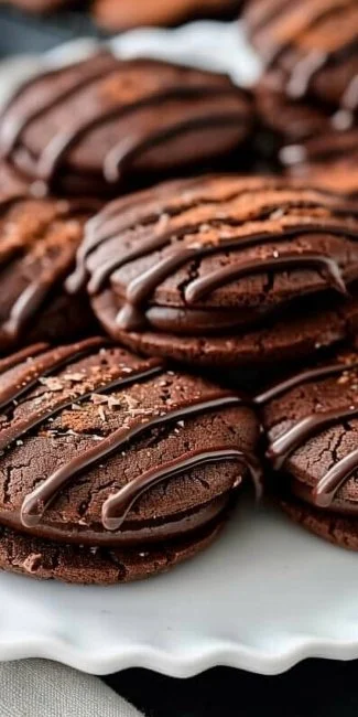 Mocha-Filled Chocolate Cookies 3 Delicious mocha-filled chocolate cookies freshly baked and ready to enjoy