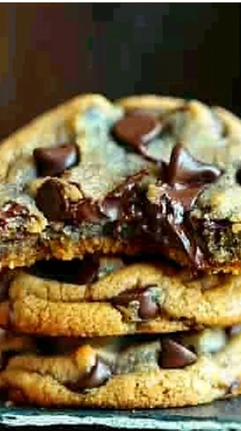 Perfect Chocolate Chip Cookies 3 Deliciously baked perfect chocolate chip cookies on a cooling rack.