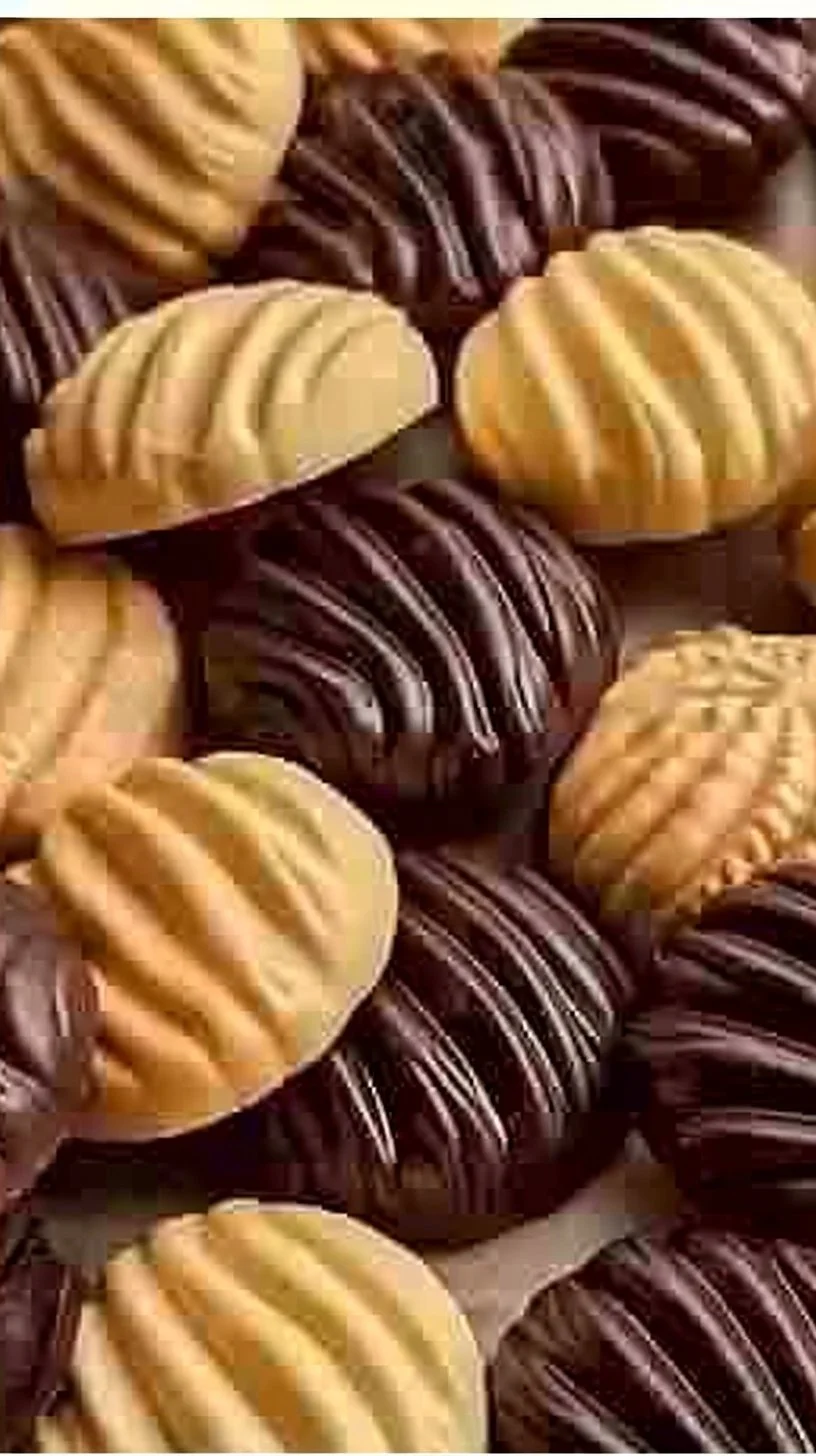 Quick and Easy Biscuit Cookies 3 Quick and easy biscuit cookies on a baking tray ready to enjoy.