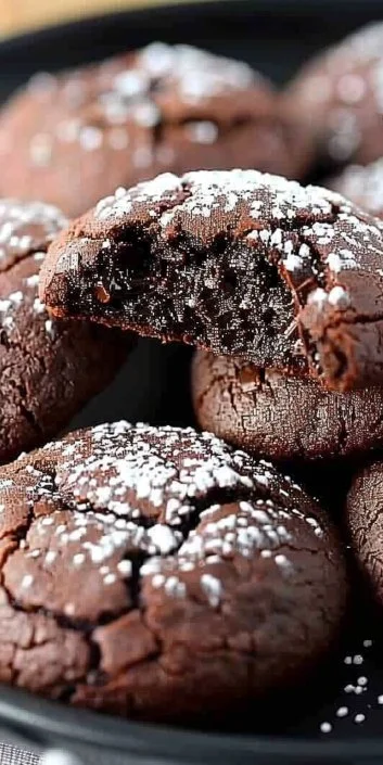 Simple Chocolate Butter Cookies 3 Plate of homemade simple chocolate butter cookies