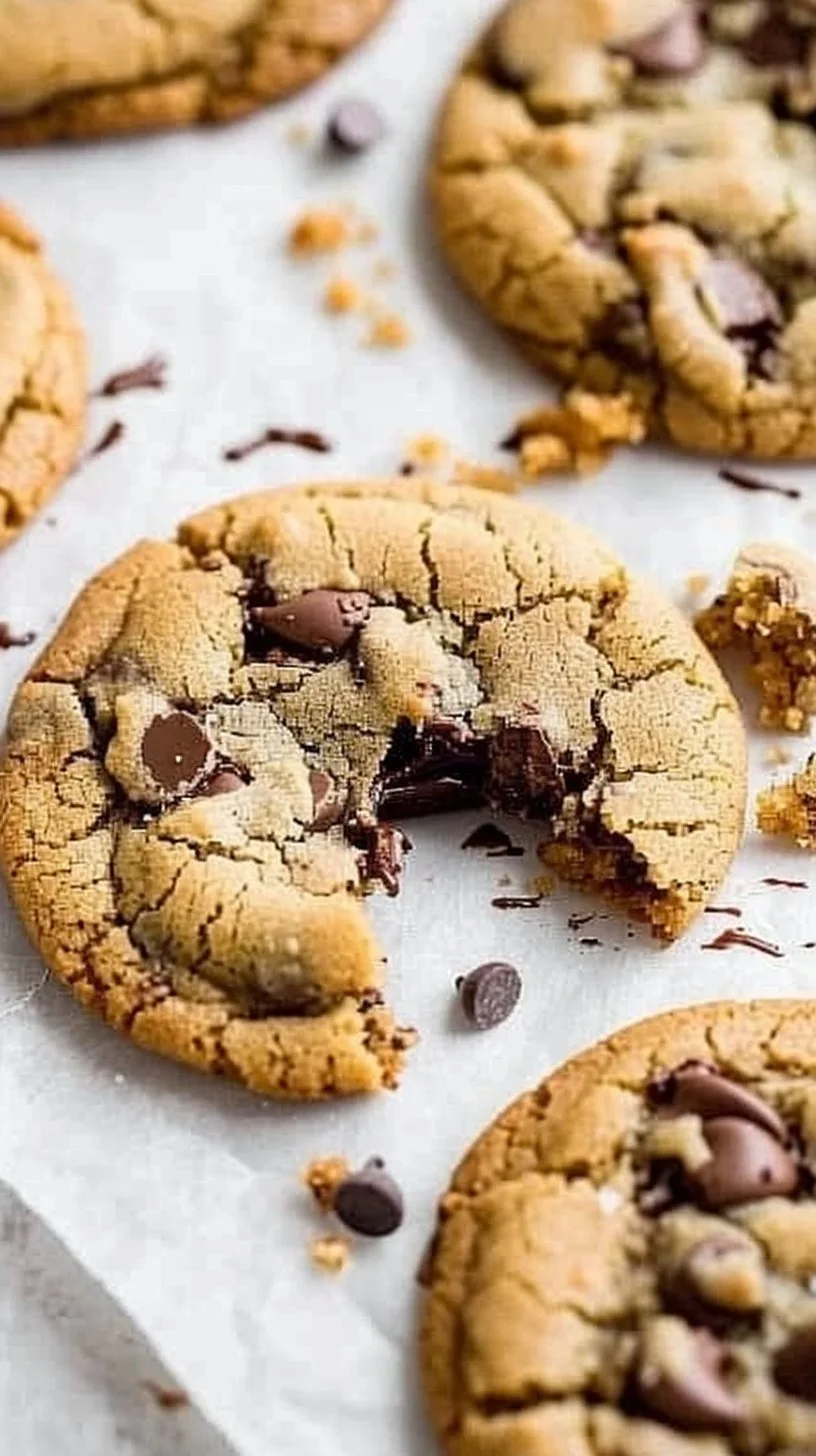 Small Batch Chocolate Chip Cookies 2 Small batch chocolate chip cookies freshly baked on a cooling rack.