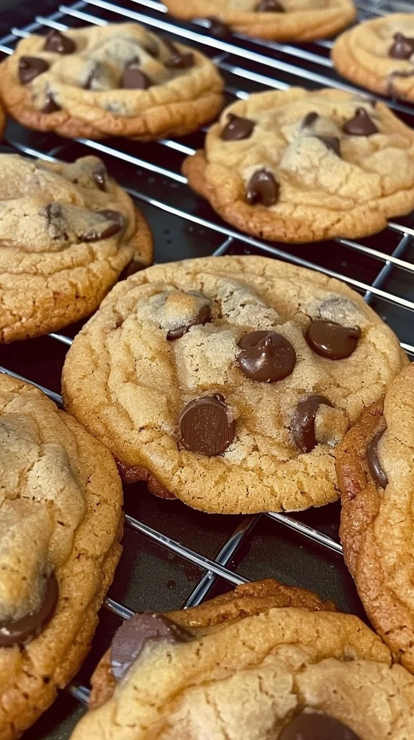 Soft and Chewy Chocolate Chip Cookies 3 Soft and chewy chocolate chip cookies fresh out of the oven
